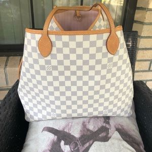 Louis Vuitton Neverfull Damier Azur Gm